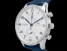 IWC Portuguese Chronograph White Arabic Blue - Iwc Guarantee  Watch  IW371446